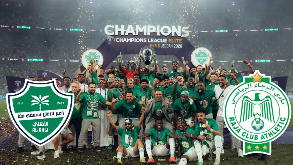 الرجاء يهنئ الأهلي السعودي بمناسبة تتويجه بلقب دوري أبطال آسيا للنخبة