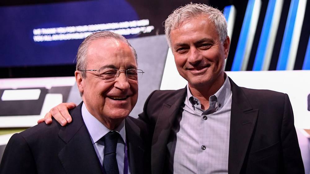 بيريز يفضل عودة مورينيو لقيادة ريال مدريد بسبب شخصيته المميزة