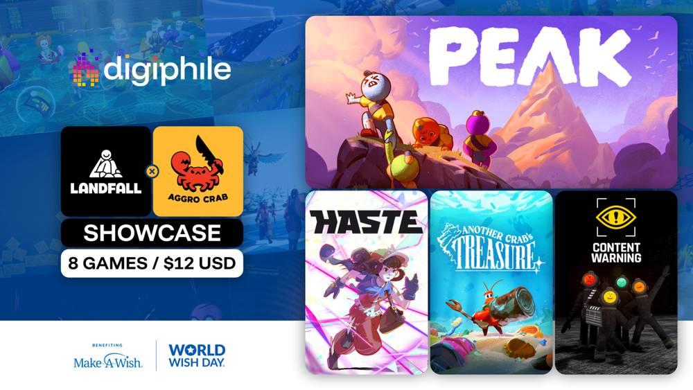 إطلاق حزمة Landfall x Aggro Crab بثماني ألعاب لدعم Make-A-Wish