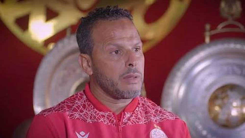 خاص/ بنشريفة يقود أول حصة تدريبية له كمدرب للوداد بعد قليل