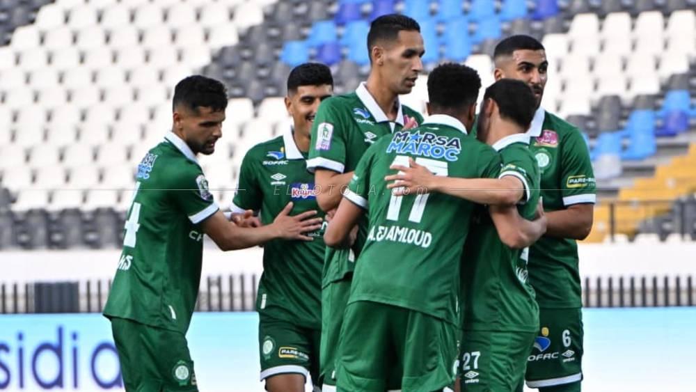 البطولة الاحترافية/ الرجاء الرياضي يُزيح الجيش الملكي مؤقتا من الوصافة بفوزه على الدفاع الجديدي (1-0)