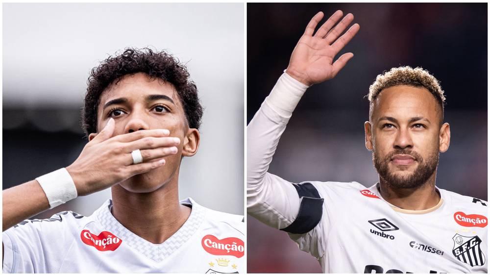 نيمار ينفعل ويصفع زميله روبينيو جونيور بعد مراوغته خلال حصة تدريبية لسانتوس!