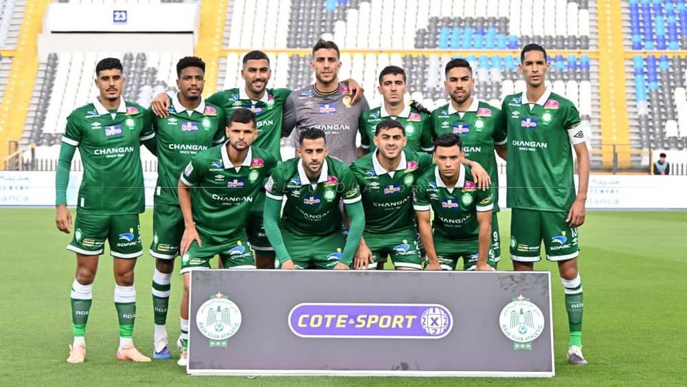 تشكيلة الرجاء أمام المغرب الفاسي.. حضور خفيفي ومقدم وبانون في الدفاع والنفاتي يقود الهجوم رفقة ماتياس