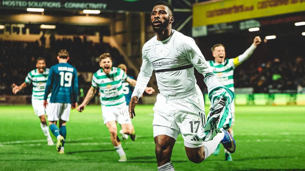 سيلتيك ينتزع فوزًا قاتلًا (90+9') بركلة جزاء مثيرة للجدل ويؤجل حسم لقب الدوري الاسكتلندي للجولة الأخيرة ضد هارتس