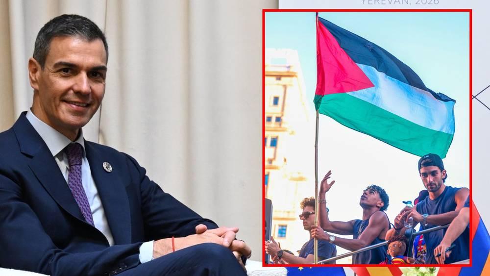رئيس وزراء إسبانيا: "يامال عبّر فقط عن التضامن مع فلسطين وهذا سبب آخر يجعلنا نفتخر به"