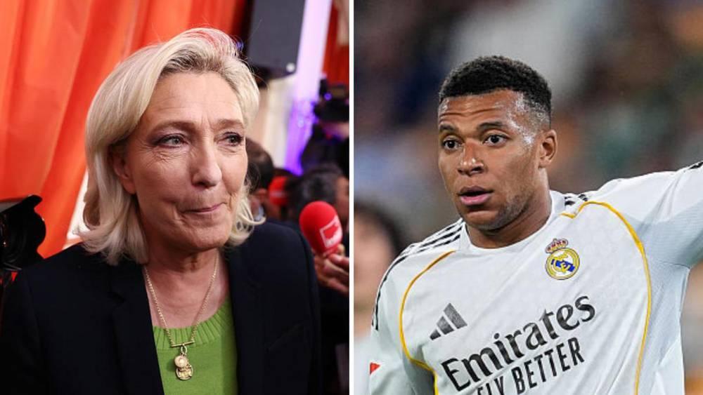 لوبان (زعيمة حزب التجمع الوطني الفرنسي): "مبابي غادر باريس إلى مدريد للفوز بدوري الأبطال لكن باريس سان جيرمان هو من فاز باللقب"