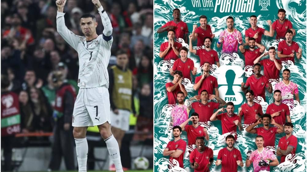 رونالدو يقود قائمة البرتغال ويخوض كأس العالم للمرة السادسة