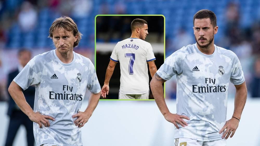 هازارد: "لم أكن أريد الرقم 7 في ريال مدريد وظننت أن مودريتش سيسمح لي بارتداء الرقم 10"
