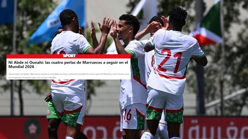 صحيفة “سبورت” تسلط الضوء على “الأسود”: بعد إنجاز قطر 2022.. المغرب يراهن على جيل ذهبي جديد في المونديال