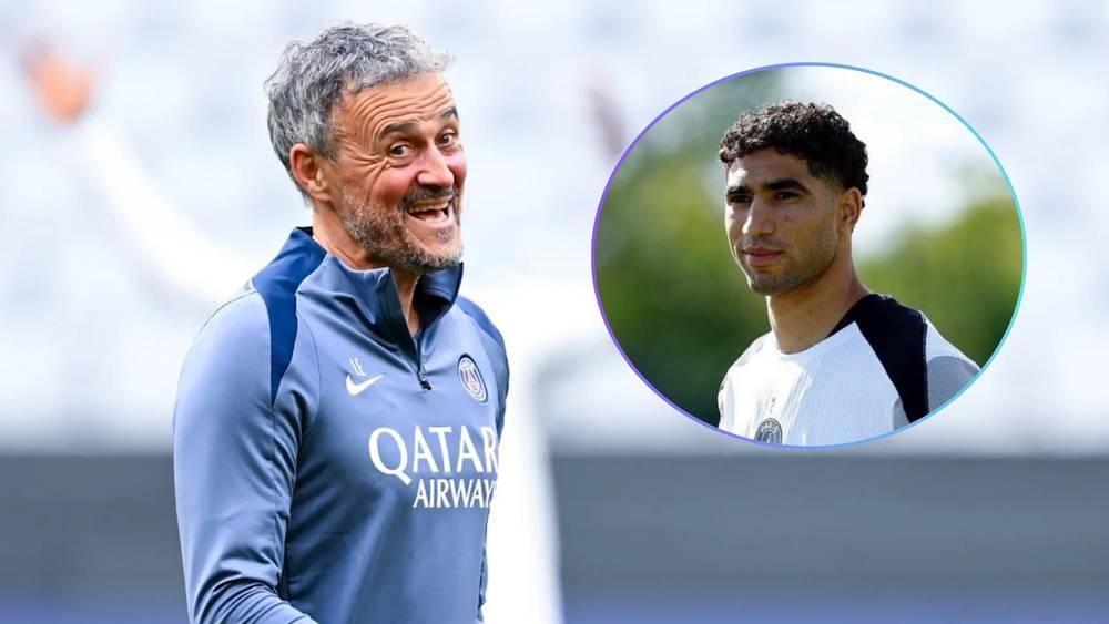 لويس إنريكي: "حكيمي جاهز لخوض نهائي دوري أبطال أوروبا"
