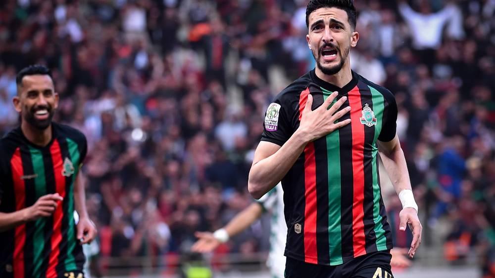 الجيش الملكي يهزم الدفاع الجديدي (2-1) ويلتحق بالمغرب الفاسي في الصدارة