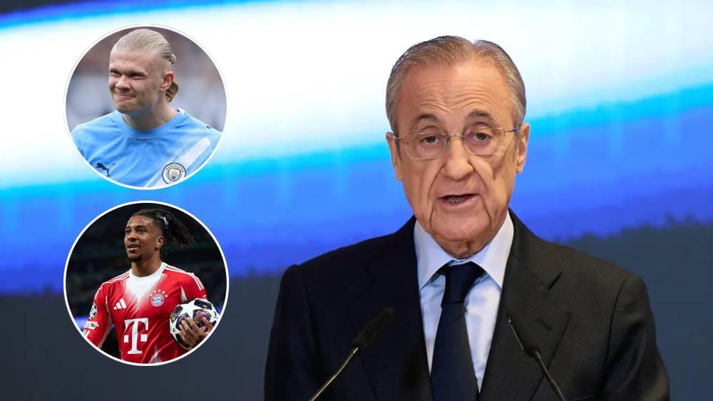 فلورنتينو بيريز: "أوليسي لاعب رائع لكنه ليس الاسم الذي أفكر فيه.. كما أنه ليس دوكو أو هالاند"