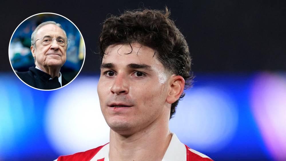 ريال مدريد يعلن تقديم عرض بقيمة 150 مليون يورو لضم ألفاريز وأتلتيكو مدريد يرفض