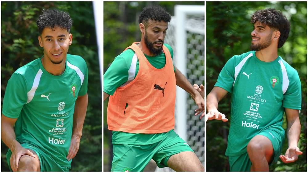 غياب الزلزولي ومزراوي وصلاح الدين عن تداريب المنتخب المغربي قبل مواجهة البرازيل