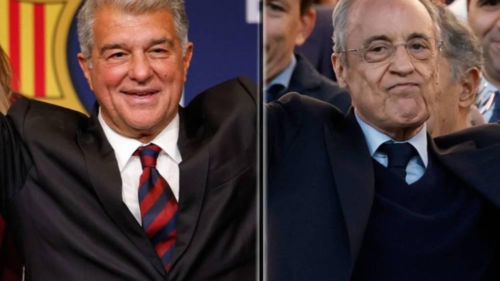 برشلونة يقاضي فلورنتينو بيريز بتهمة التشهير ويطالبه بالتراجع عن تصريحاته