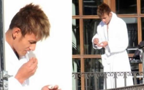 ضبط نيمار يُدخن..!