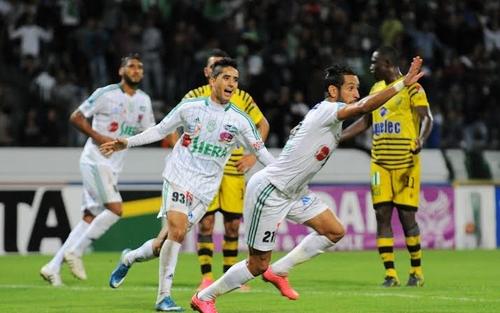 الرجاء يطيح بالمغرب الفاسي و يرتقي في سلم الترتيب