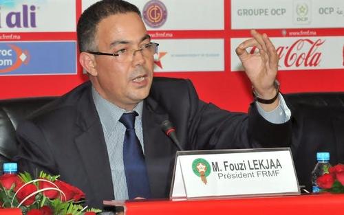 فوزي لقجع يهنئ فريق الكوكب المراكشي بالتأهل الأفريقي