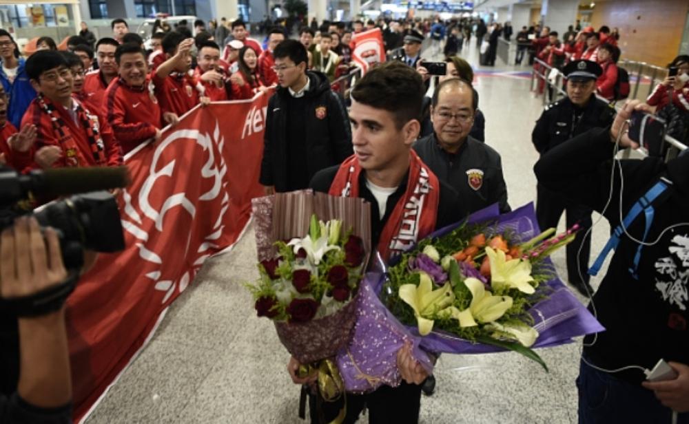 استقبال حافل للبرازيلي أوسكار في الصين