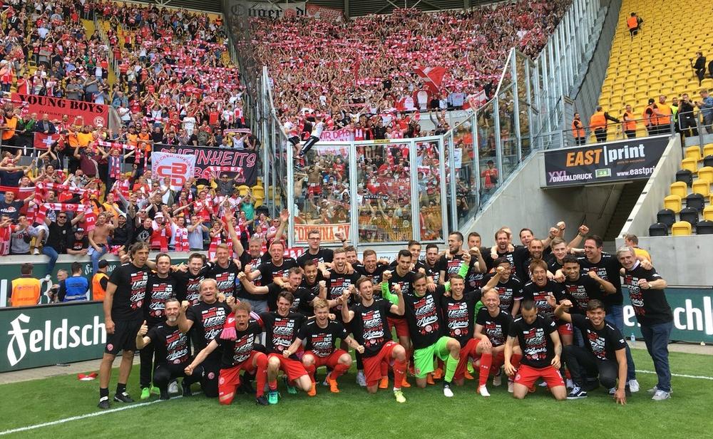 صعود فورتونا دوسلدورف للدرجة الأولى الألمانية