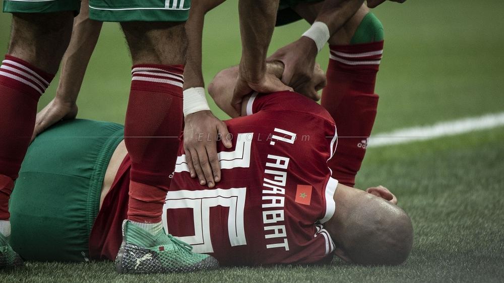 هيفتي يطمئن المغاربة على الحالة الصحية لأمرابط و يؤكد غيابه لمدة أسبوع