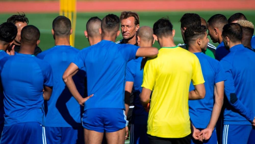 "الأُسود" يخُوضون أوّل حصة تدريبية استعداداً لمواجهة البرتُغال