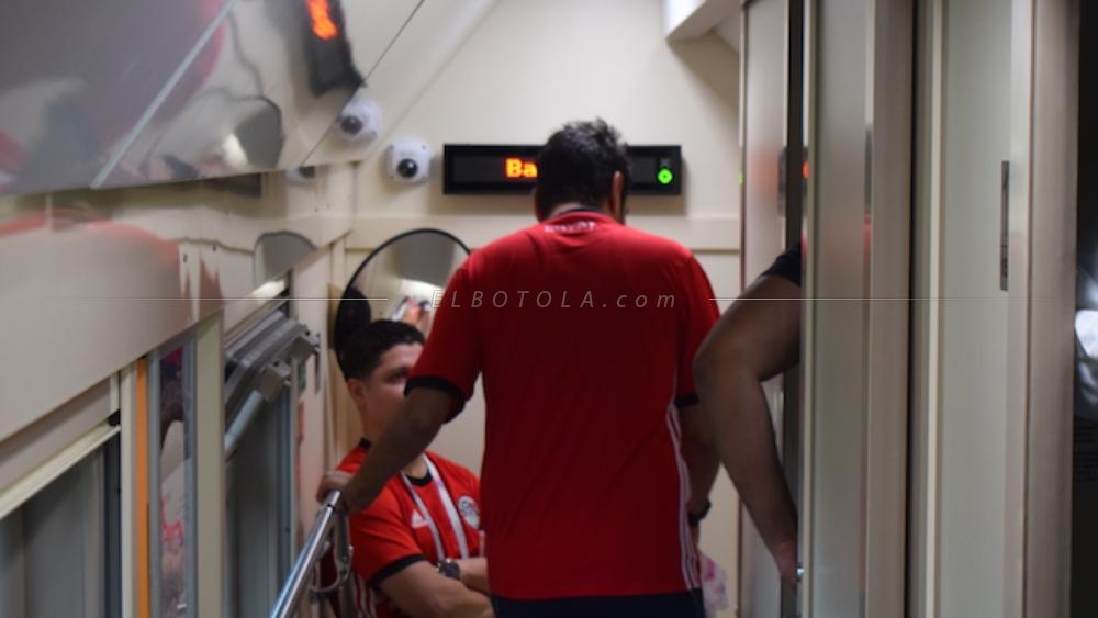 صورة | في حضور "نوفل"..تفاؤل مصري بألوان قطار موسكو الواصل إلى بطرسبيرج اليوم