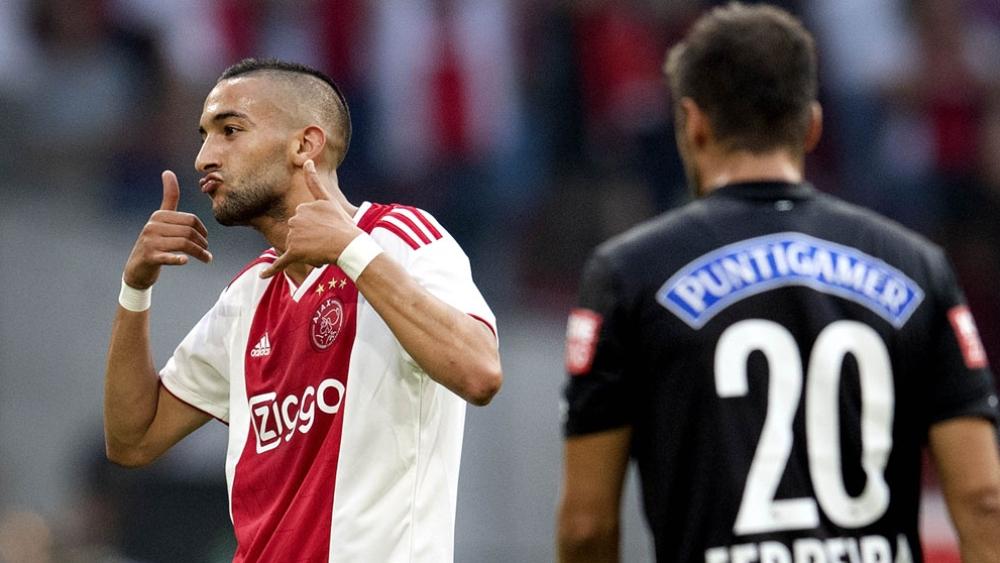 فيديو | زياش يقود أياكس للفوز في افتتاح مشاركته بدوري الأبطال