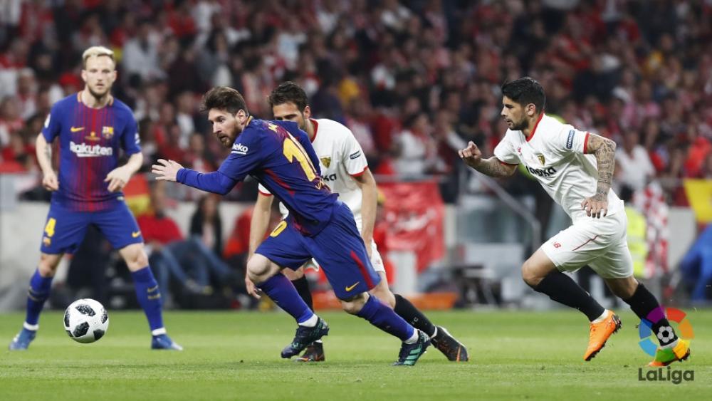 التشكيلة المتوقعة لبرشلونة وإشبيلية في "سوبر طنجة"