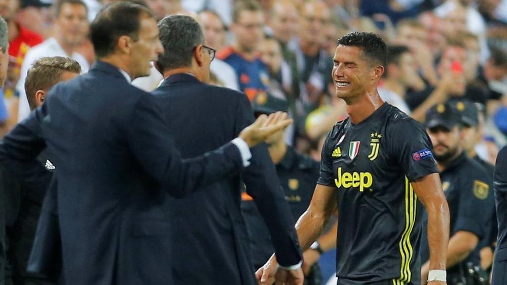 ما هو مصير رونالدو بعد البطاقة الحمراء؟