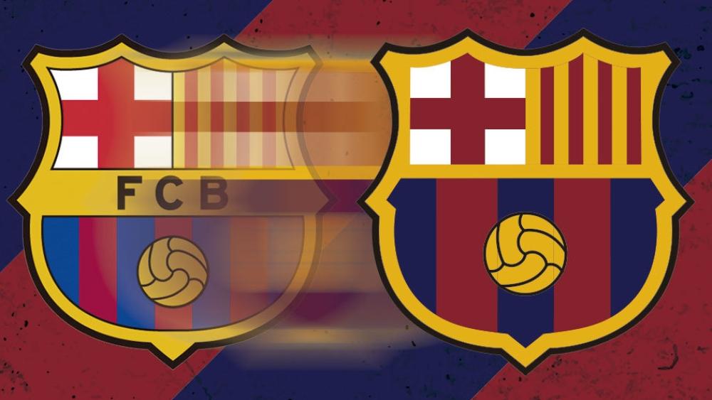 برشلونة يستحدث شعاراً جديداً تماشياً مع "السياق الجديد"