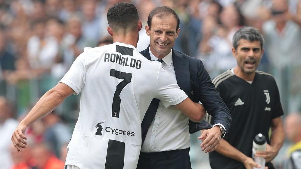 أليغري: "رونالدو هادئ للغاية .. ويُسخِّر نَفْسه للفريق"