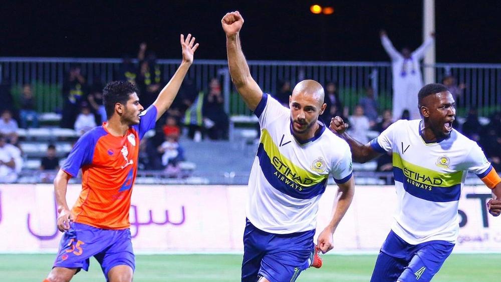 أمرابط يعود للتهديف في الدوري السعودي