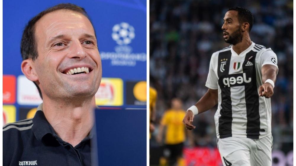 أليغري مُحاولاً "إخماد" نيران بنعطية: "إنه لاعب مهم بالنسبة لنا"