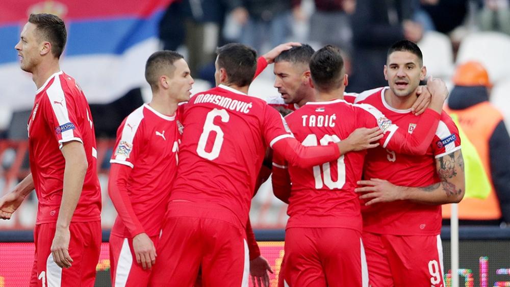 صربيا تقترب من المستوى الثاني لدوري الأمم الأوروبية