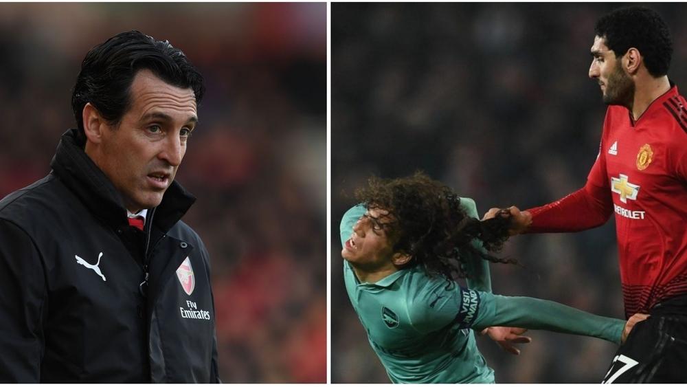 إيمري يدعو الكندوزي لقص شعره لتفادي تكرار حادثة فيلايني