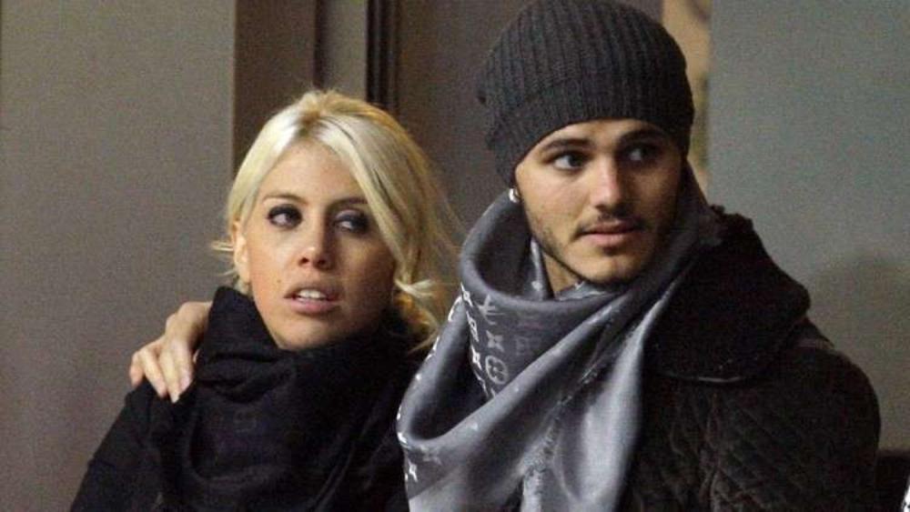 بكاء هيستيري لـ واندا بعد خروج الإنتر من دوري الأبطال