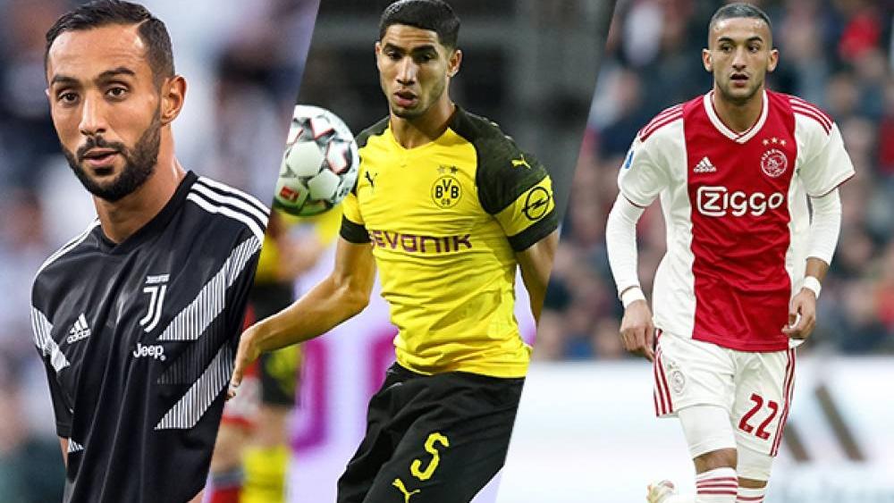 بنعطية وزياش وحكيمي في التشكيلة المثالية الإفريقية لعام 2018