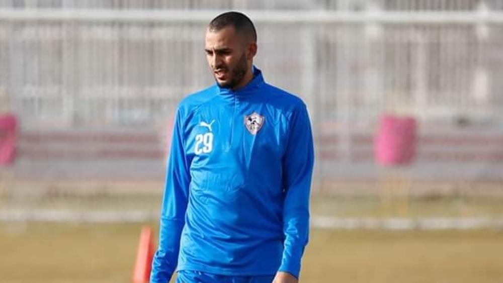 بوطيب ينضم لتدريبات الزمالك.. ويحظى باستقبال خاص من مدربه