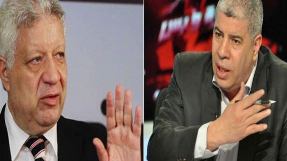 اشتباك لفظي وجسدي بين مرتضى منصور وأحمد شوبير