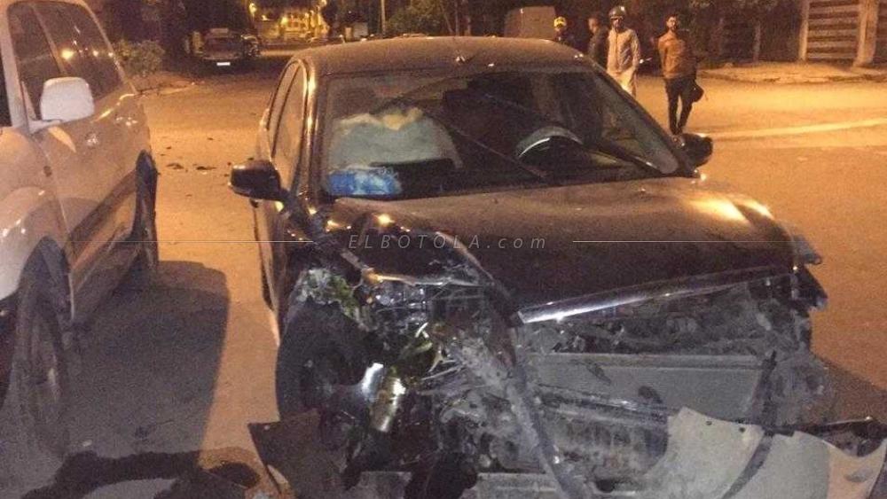 "صور حصرية" توثق حادثة السير "الخطيرة" التي تعرض لها اللاعب الودادي أوناجم