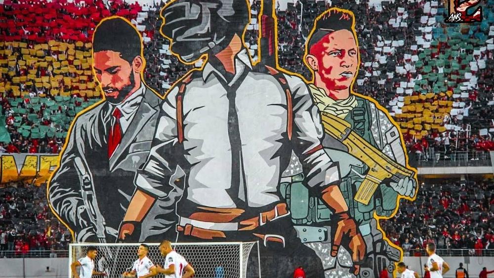 أولترا "إيمازيغن" تشرح مضمون "التيفو" الذي رفعته المجموعة في مباراة الزمالك المصري