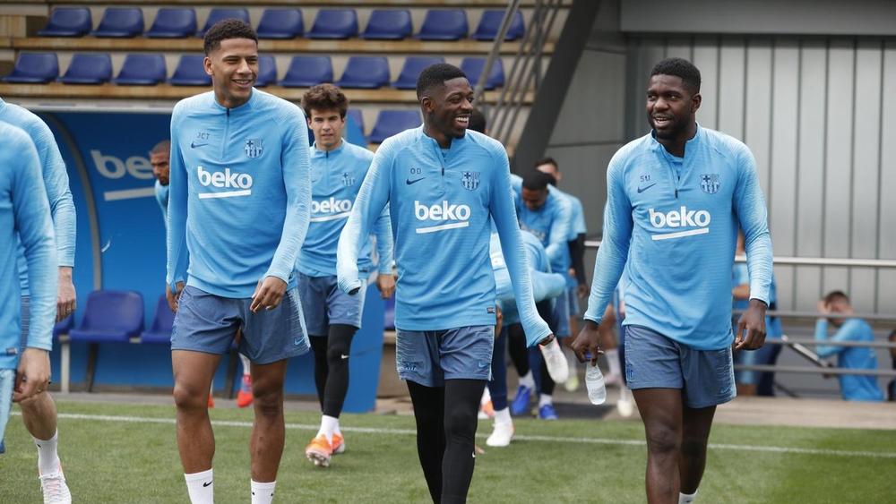 برشلونة يعود للتدرب بعد الفوز على ليفربول بثلاثية