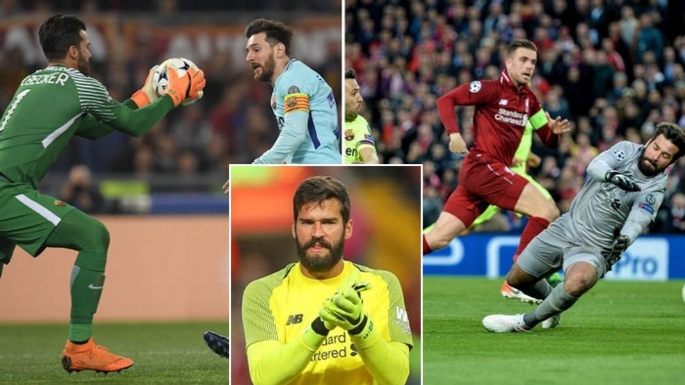 بين روما وليفربول .. آليسون متخصّص في "ريمونتادا" أمام برشلونة