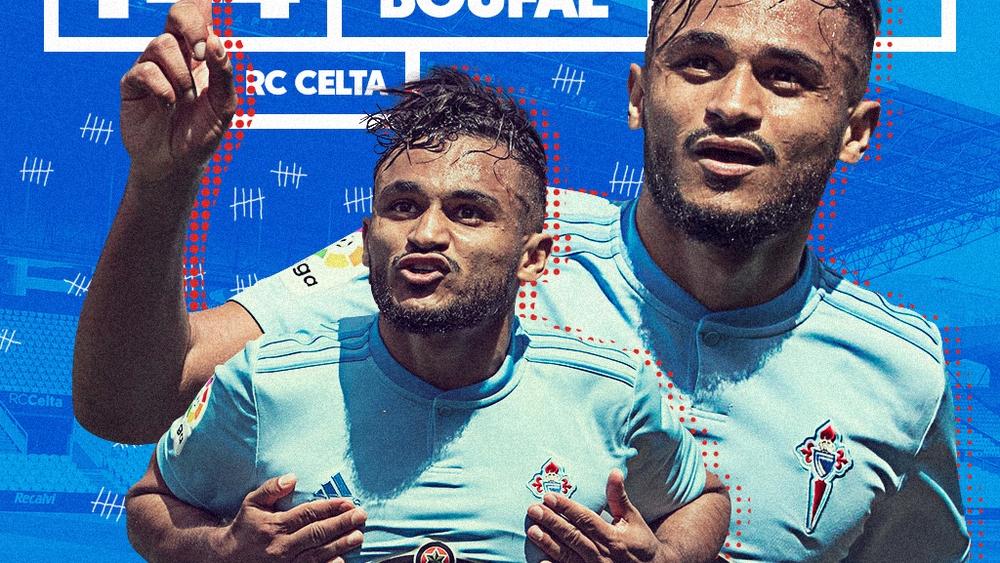 سفيان بوفال يتفوق على ميسي في "لاليغا سانتاندير" في عدد المراوغات