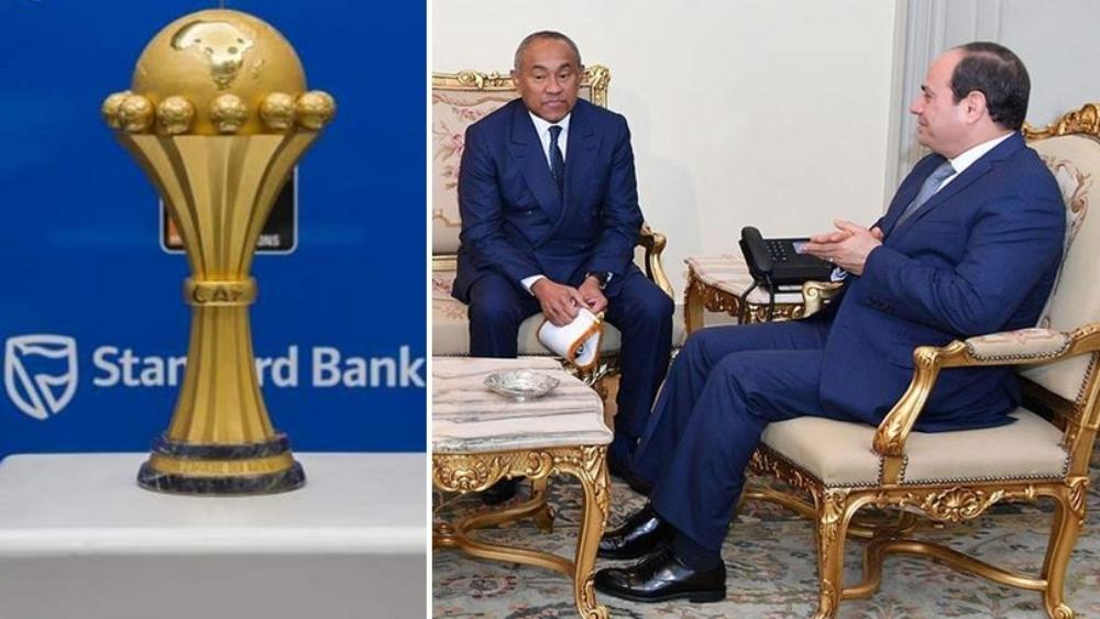 مع اقتراب البطولة.. رئيس الكاف يوجه رسالة مباشرة إلى السيسي