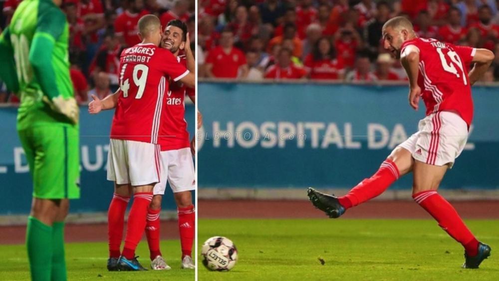 هذه المرة مختلفة.. تاعرابت يحجز مكاناً له في بنفيكا ويُسجل هدفاً من الانتصار (8-0)