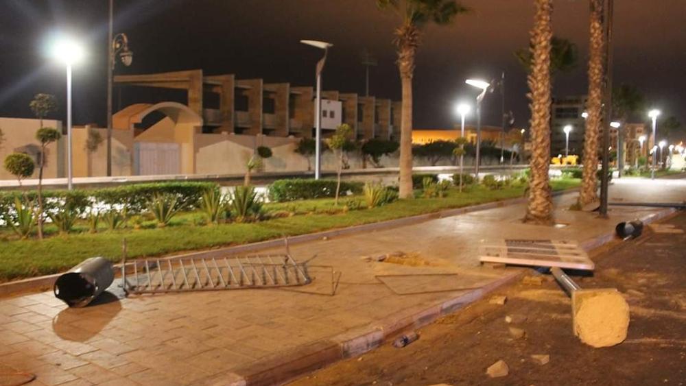 مجهولون يستغلون إحتفالية ساكنة العيون بالتتويج القاري للجزائر للقيام بأعمال تخريب وسرقة