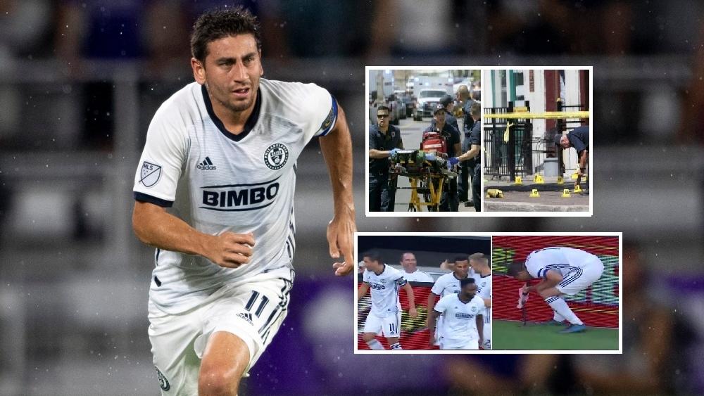 لاعب يستغل هدفه ويوجه رسالة للـ"كونغرس" الأمريكي بعد "الرعب" الذي عاشته الولايات المتحدة الأمريكية!