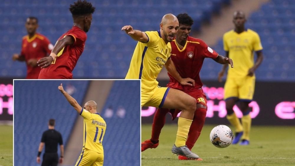 أمرابط "سلاح نووي" في الدوري السعودي.. وأجمل هدف سينمائي كان من إخراجه!